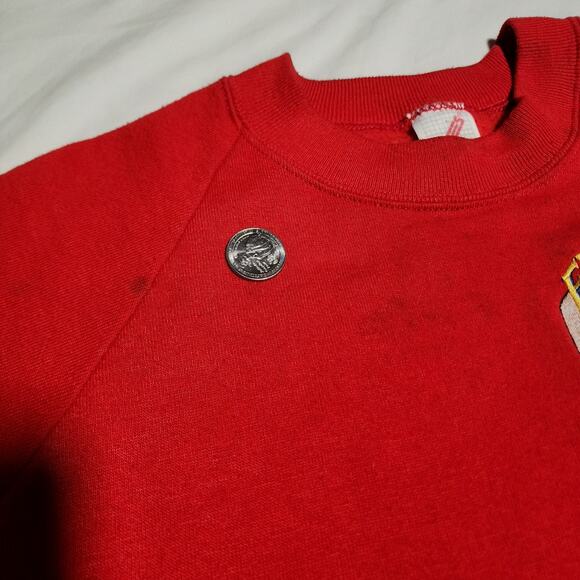 Vintage Kellogg's Tony the Tiger Frosted Flakes Sweatshirt Pullover Mens Size M - Picture 3 of 7